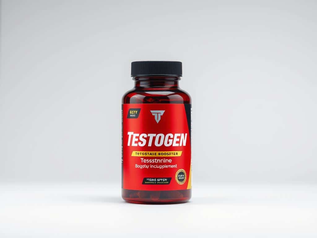 Testogen testosterone booster bottle showing one of the best testosterone boosters in market for men Testogen testosterone booster bottle showing one of the best testosterone boosters in market for men