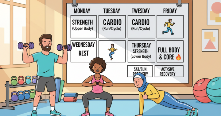 Unlock Your Strength: A 5-Day Workout Split for Beginners