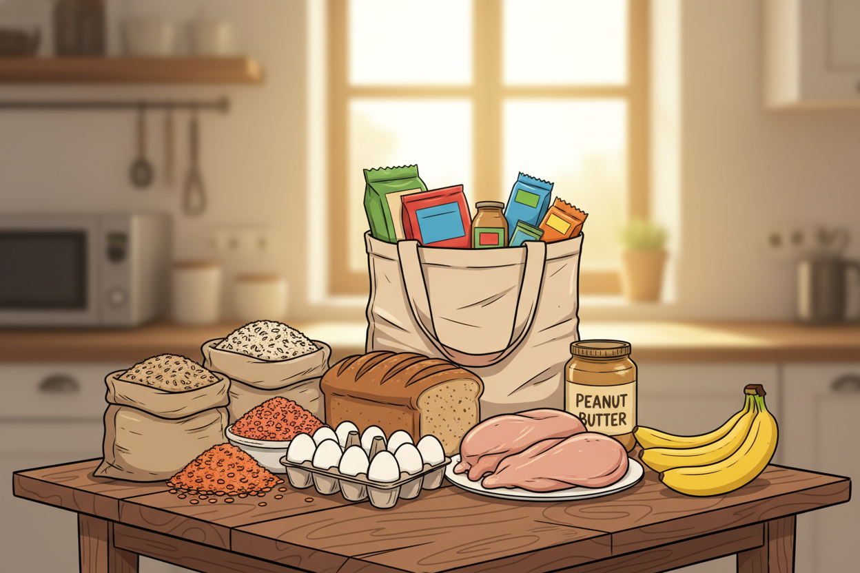 grocery list for bulking