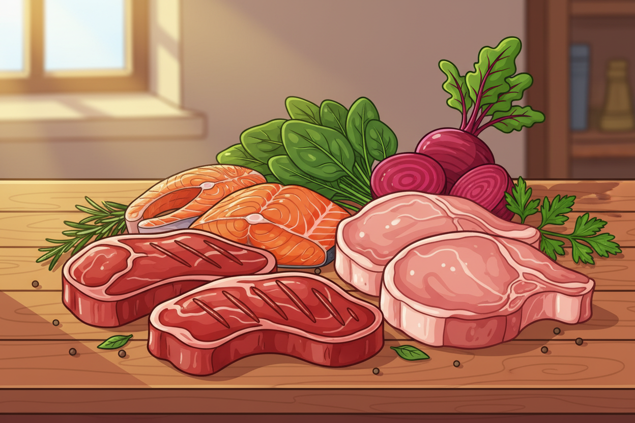 foods high in creatine naturally