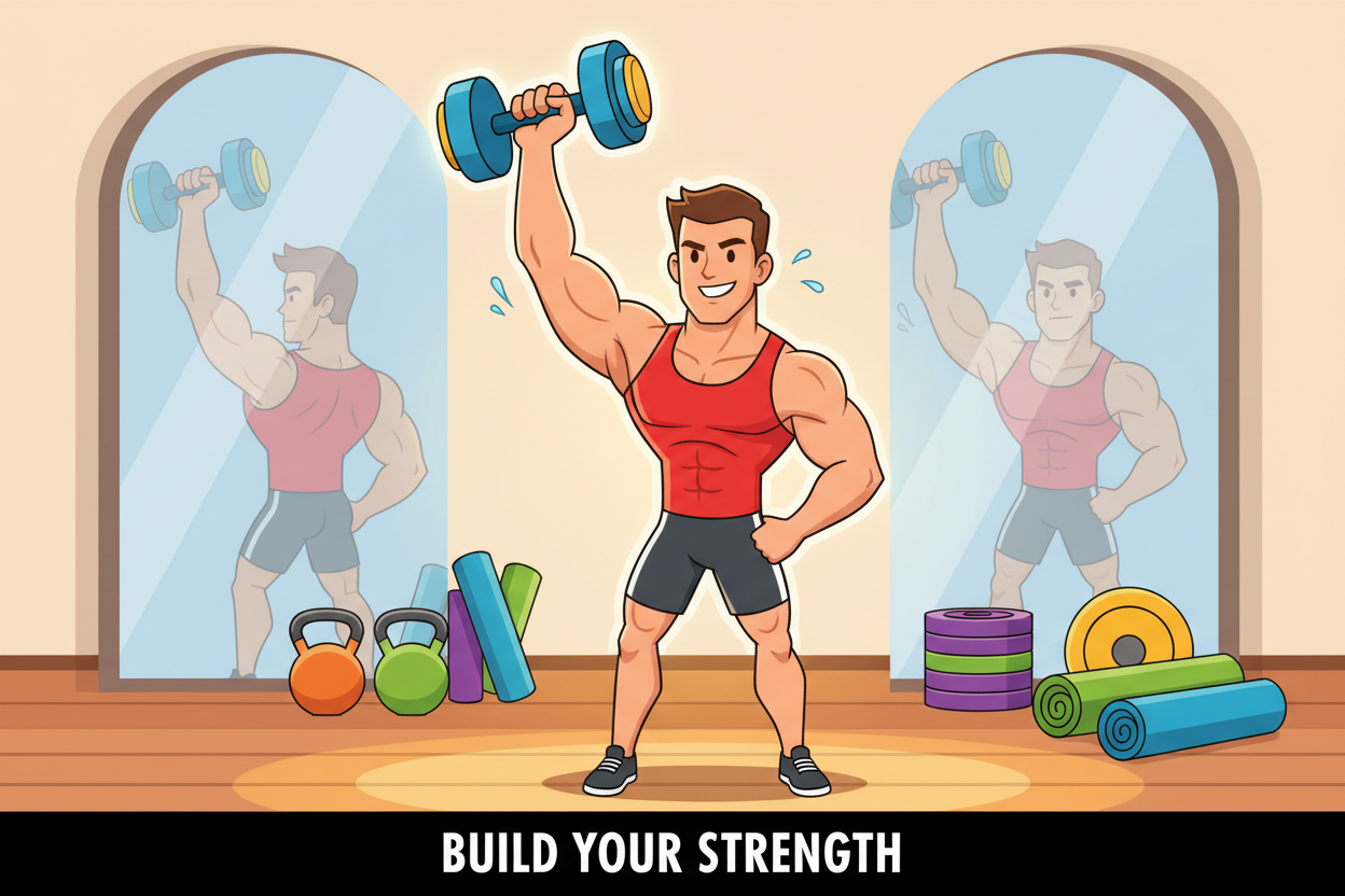 shoulder workout with just one dumbbell